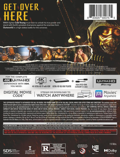 Mortal Kombat 4K SteelBook (2021)(Re-release)