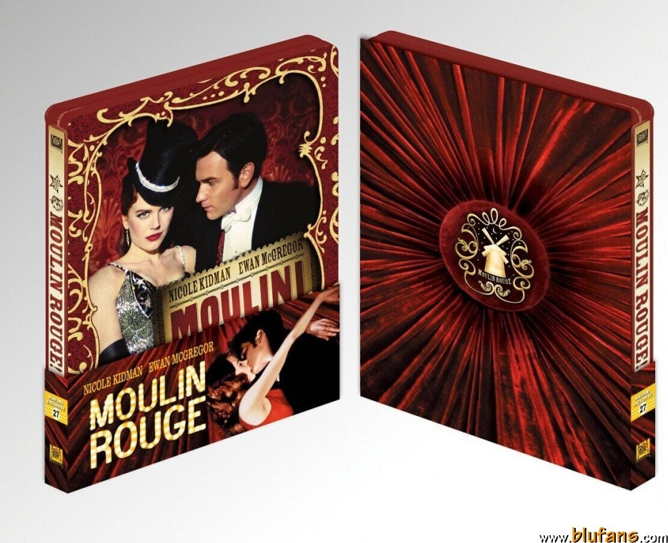 Moulin Rouge 1/4 Slip SteelBook (Blufans#27)(China)