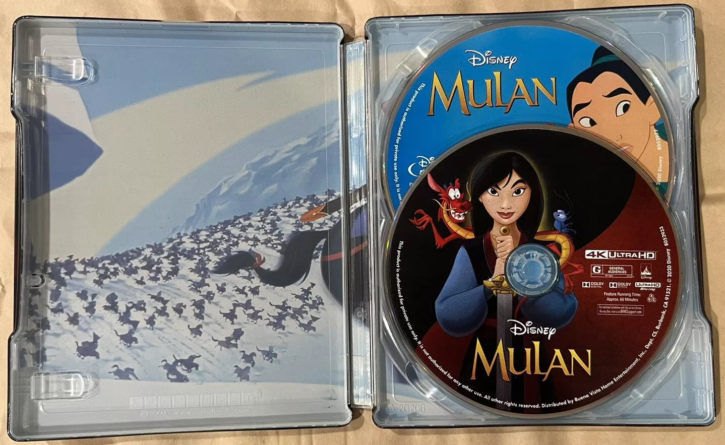 Mulan 4K SteelBook (1998)(Exclusive)