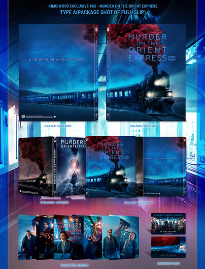 Murder on the Orient Express Full Slip SteelBook (2017)(KE#65)(Korea)