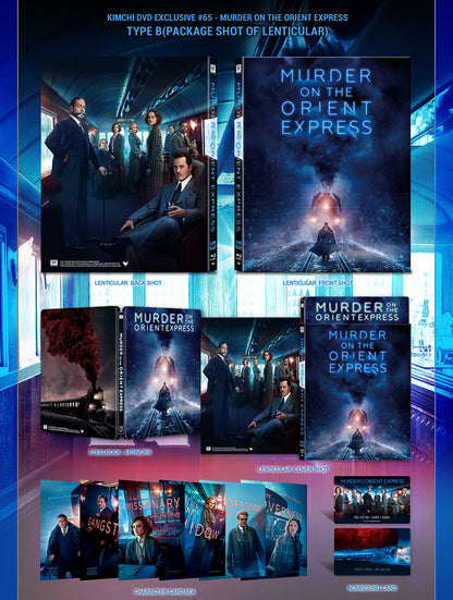 Murder on the Orient Express Lenticular SteelBook (2017)(KE#65)(Korea)