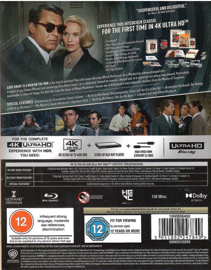 North by Northwest 4K XL Lenticular SteelBook: Ultimate Collector's Edition (UK)