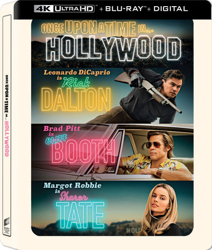 Once Upon a Time in Hollywood 4K SteelBook (Exclusive)