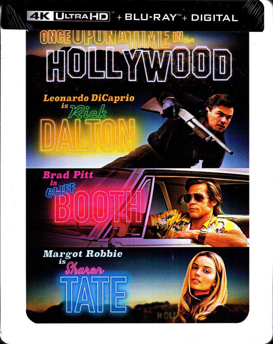 Once Upon a Time in Hollywood 4K SteelBook (Re-release)