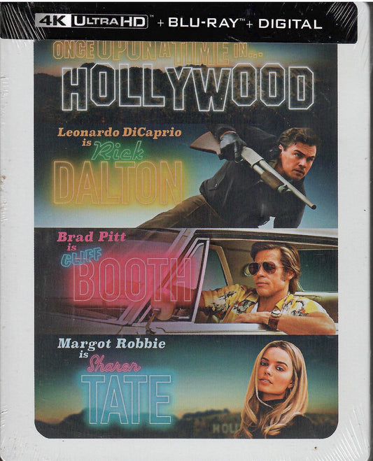 Once Upon a Time in Hollywood 4K SteelBook (Re-release)