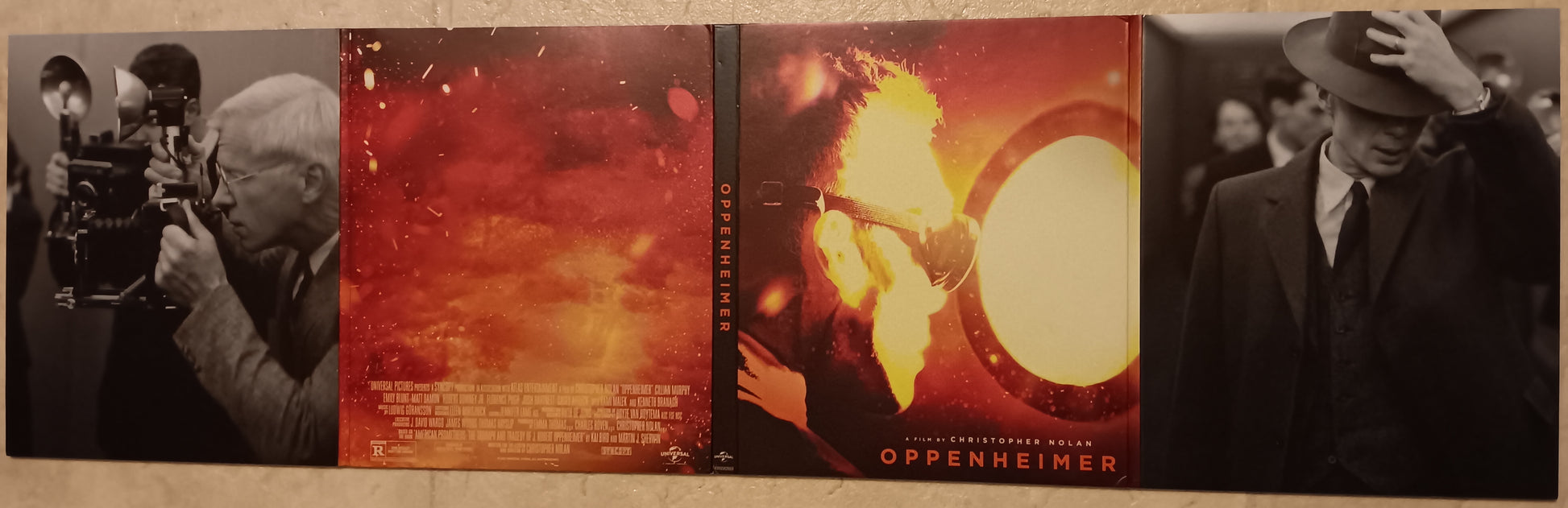 OPPENHEIMER Blu-ray + DVD + Digital Code with Slipcover - Helia Beer Co