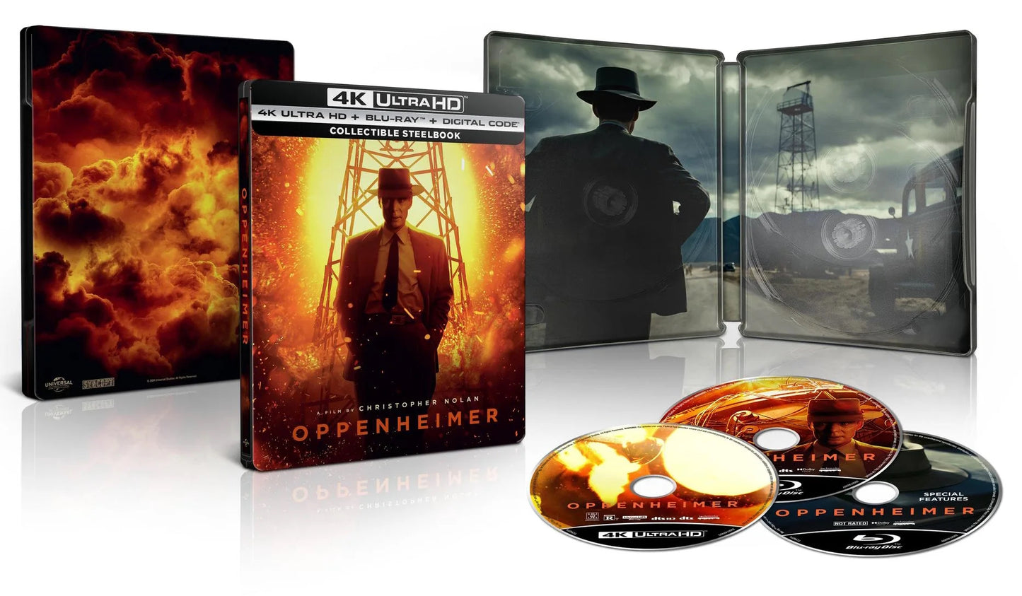 Oppenheimer 4K SteelBook (Re-re-release)(Exclusive)