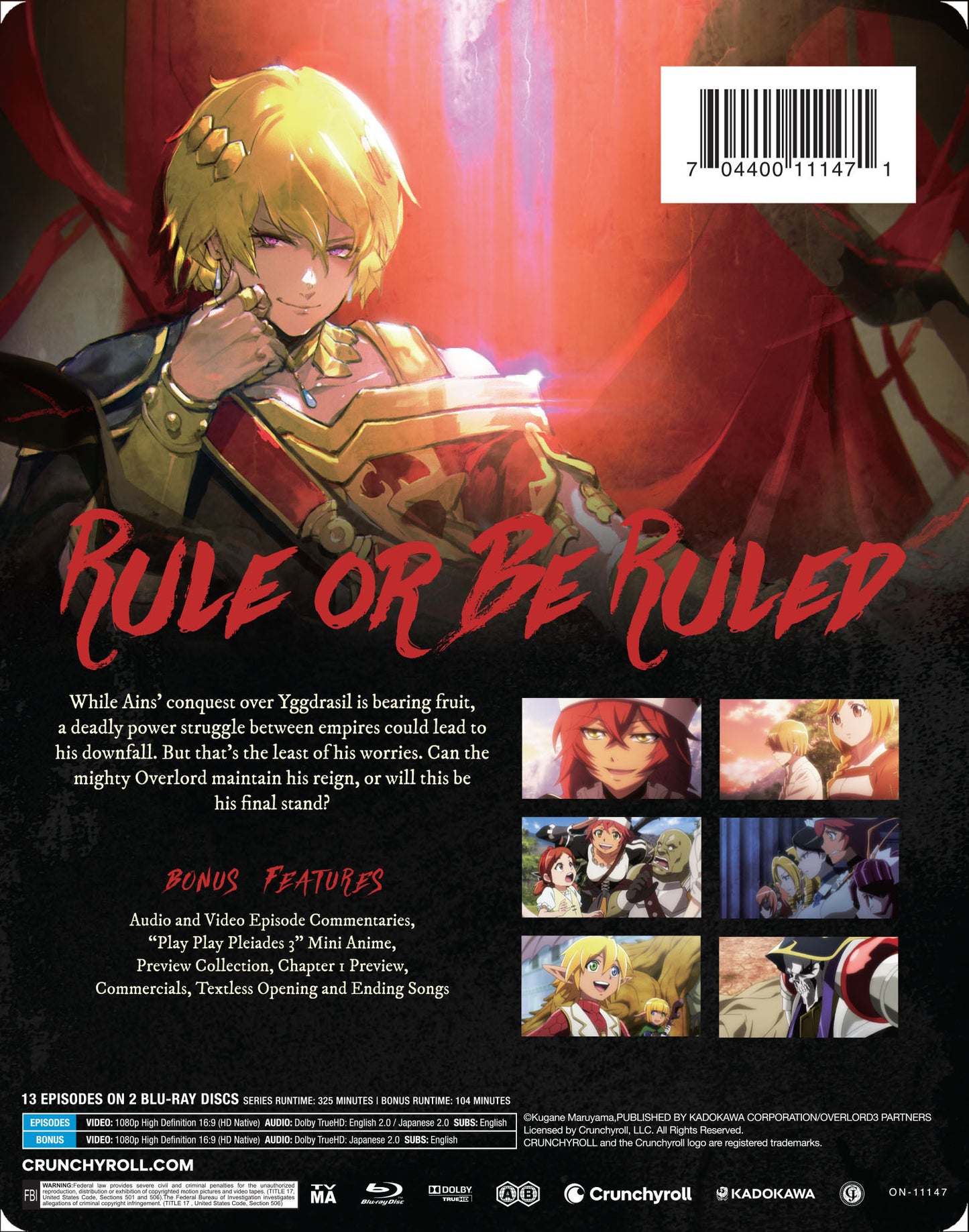 Overlord III: Season 3 SteelBook