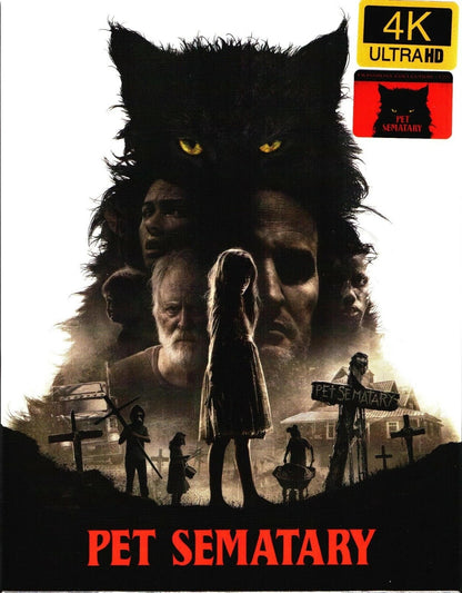 Pet Sematary 4K XL Full Slip SteelBook + Lenticular Magnet (2019)(FAC#125)(Czech)