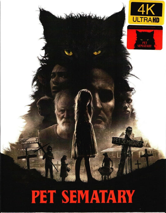Pet Sematary 4K XL Full Slip SteelBook + Lenticular Magnet (2019)(FAC#125)(Czech)