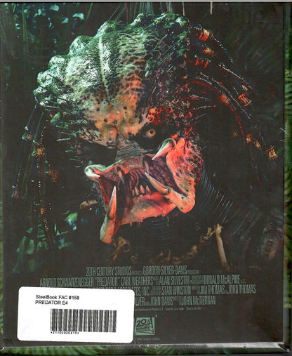 Predator 4K 1-Click SteelBook Maniacs Box Set (FAC#158)(Czech)(EMPTY)(Slip Box)