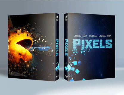 Pixels 3D Full Slip SteelBook + Lenticular Magnet (FAC#026)(Czech)