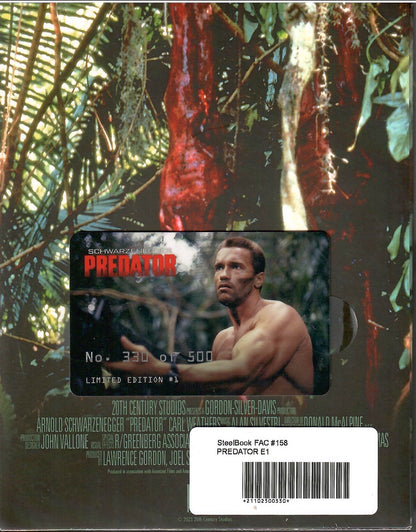 Predator 3D & 4K XL Full Slip SteelBook (1987)(FAC#158)(Czech)