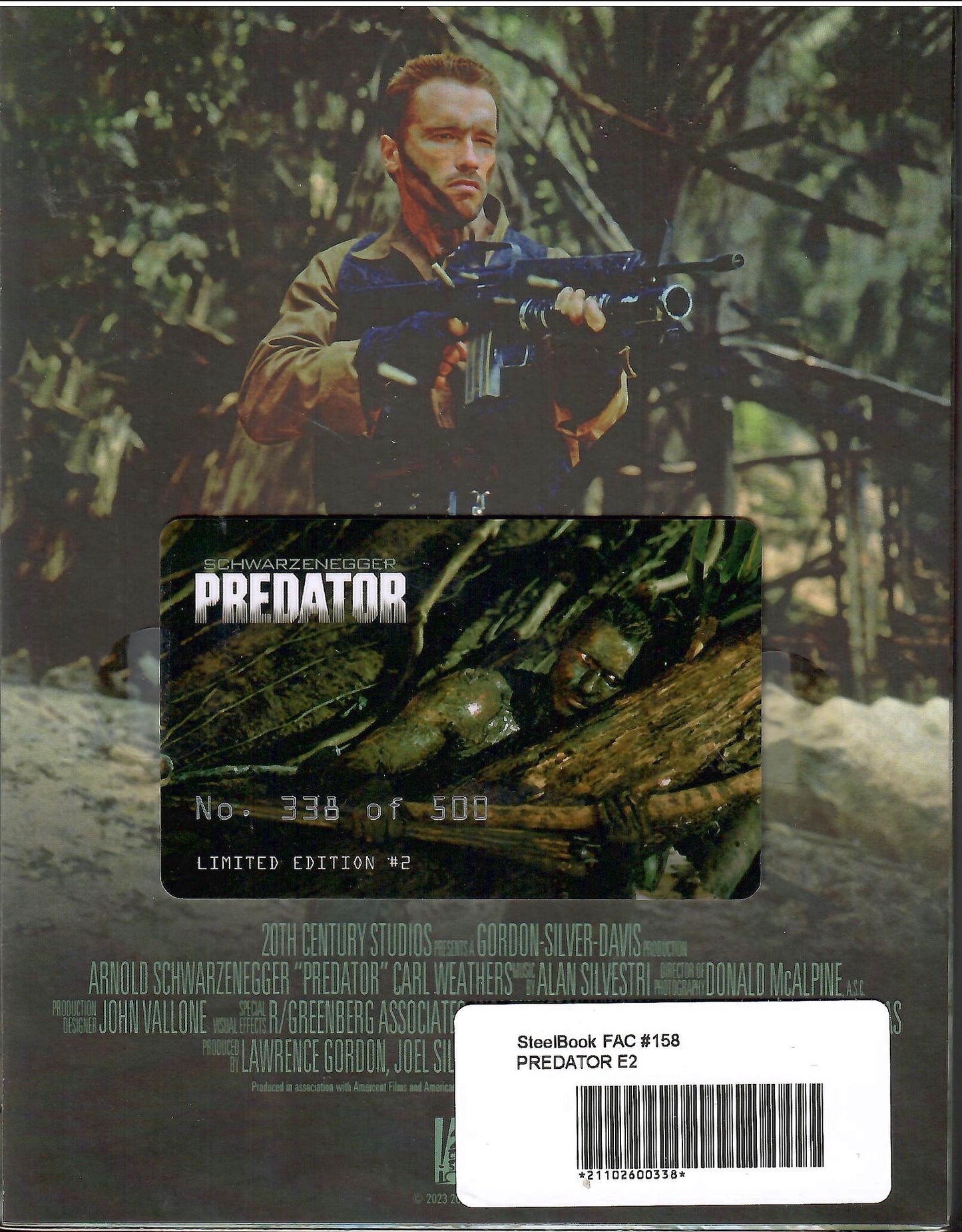 Predator 3D & 4K XL Double Lenticular SteelBook (1987)(FAC#158)(Czech)