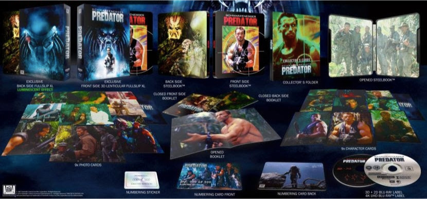 Predator 3D & 4K XL Lenticular SteelBook (1987)(FAC#158)(Czech)