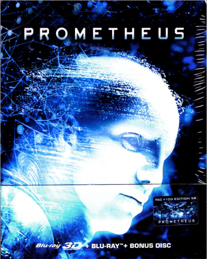 Prometheus 3D 1/4 Slip SteelBook (FAC #103)(Czech) – Blurays For Everyone