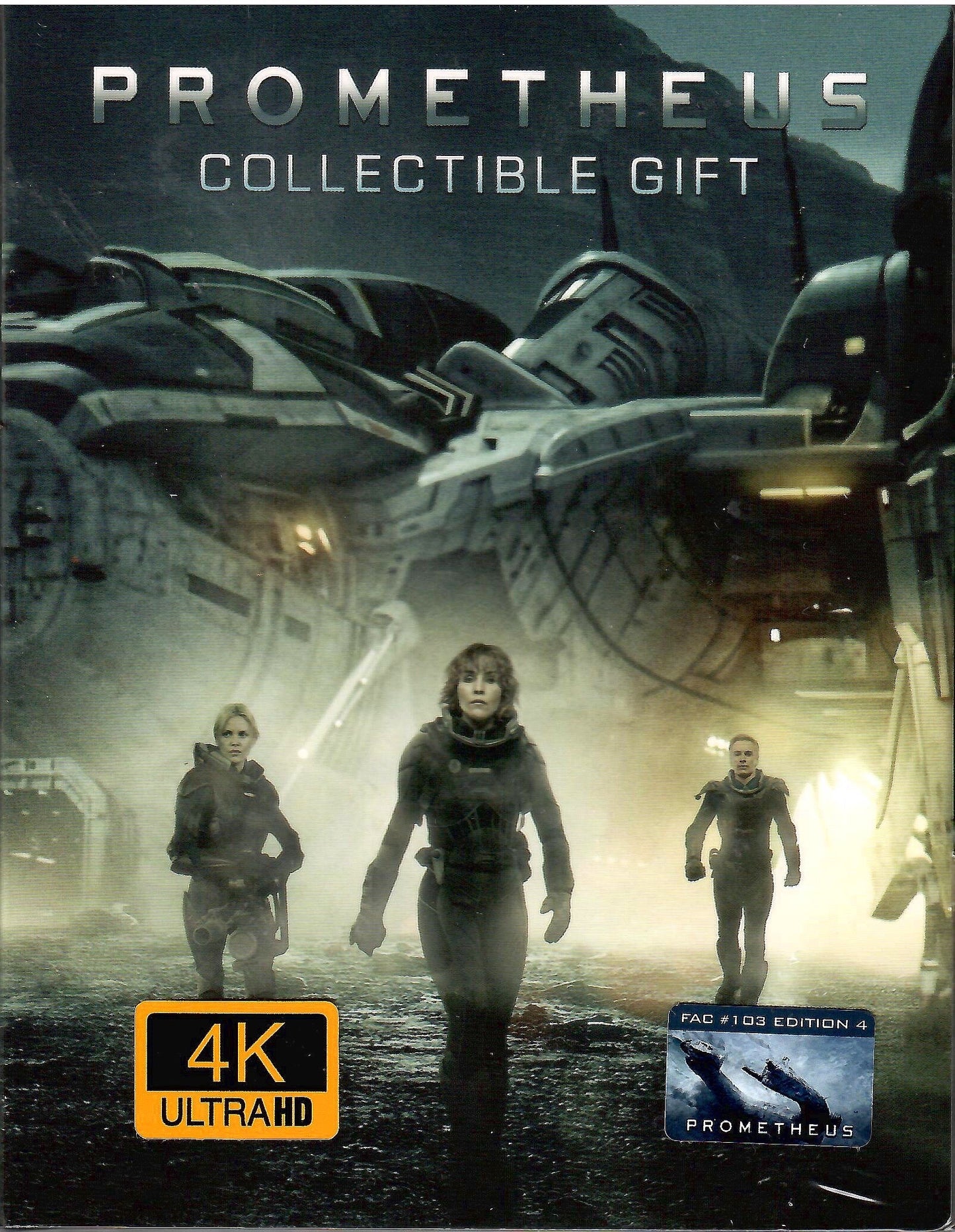 Prometheus 3D & 4K 1-Click SteelBook Maniacs Box Set (FAC#103)(Czech)(EMPTY)(Slip Box)