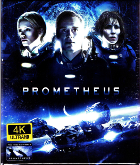 Prometheus 3D & 4K XL 1-Click SteelBook Maniacs Box Set (FAC#103)(Czech)