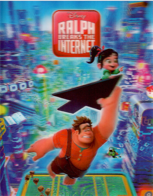 Ralph Breaks the Internet Lenticular Sticker Version A For SteelBook (FAC#155)(Czech)