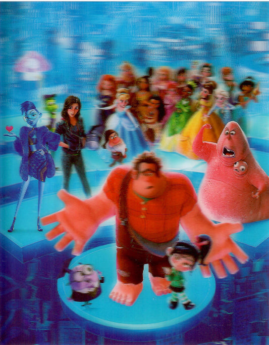 Ralph Breaks the Internet Lenticular Sticker Version B For SteelBook (FAC#155)(Czech)