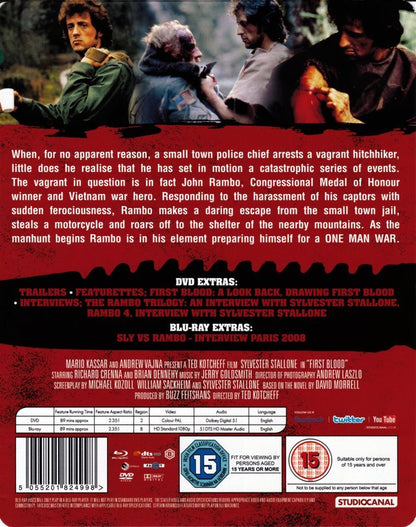 Rambo: First Blood SteelBook (1982)(UK)