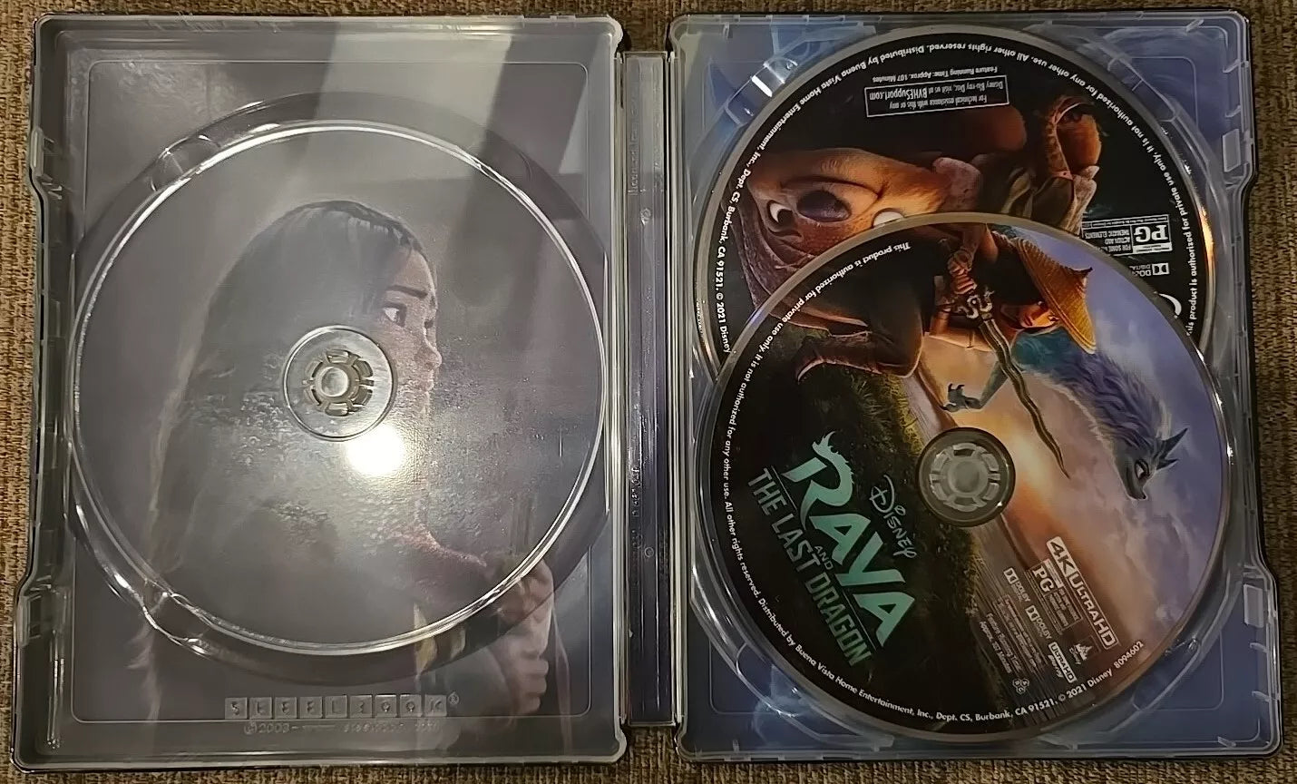 Raya and the Last 2024 Dragon 4K+Blu-Ray Steelbook (OOP)