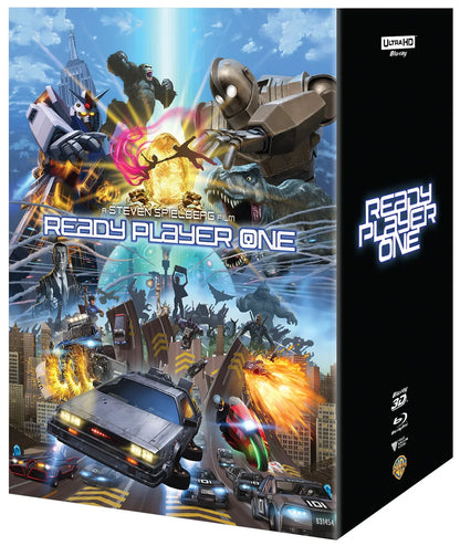 Ready Player One 3D & 4K 1-Click SteelBook (ME#17)(Hong Kong)