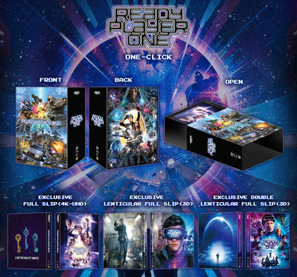 Ready Player One 3D & 4K 1-Click SteelBook (ME#17)(Hong Kong)