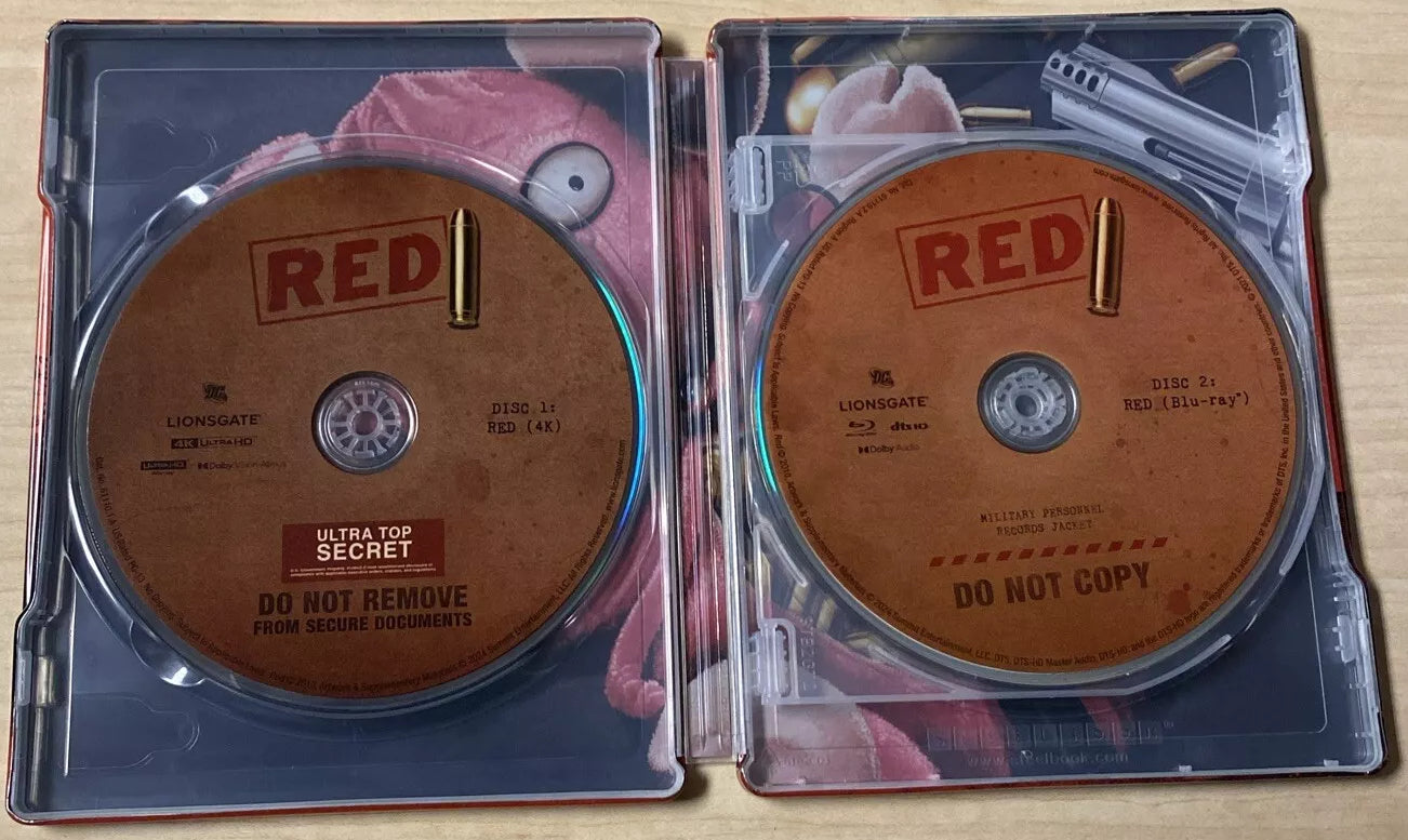 Red 2-Film 4K Colleciton SteelBook (2010-2013)(Exclusive)