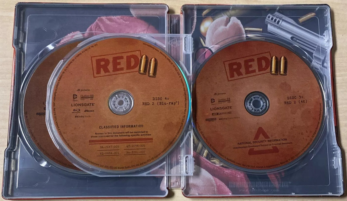 Red 2-Film 4K Colleciton SteelBook (2010-2013)(Exclusive)