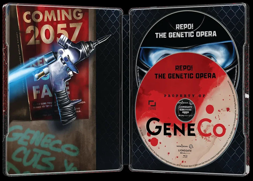 [Pre-Order] Repo! The Genetic Opera 4K SteelBook (Exclusive)