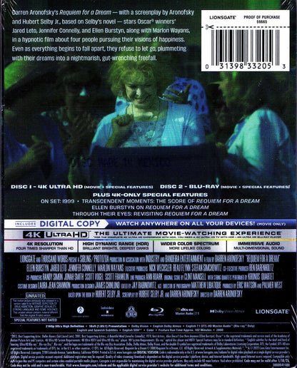 Requiem For a Dream 4K SteelBook: Director's Cut (Exclusive)