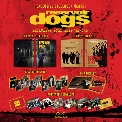 Reservoir Dogs 4K Full Slip SteelBook (ME#61)(Hong Kong)