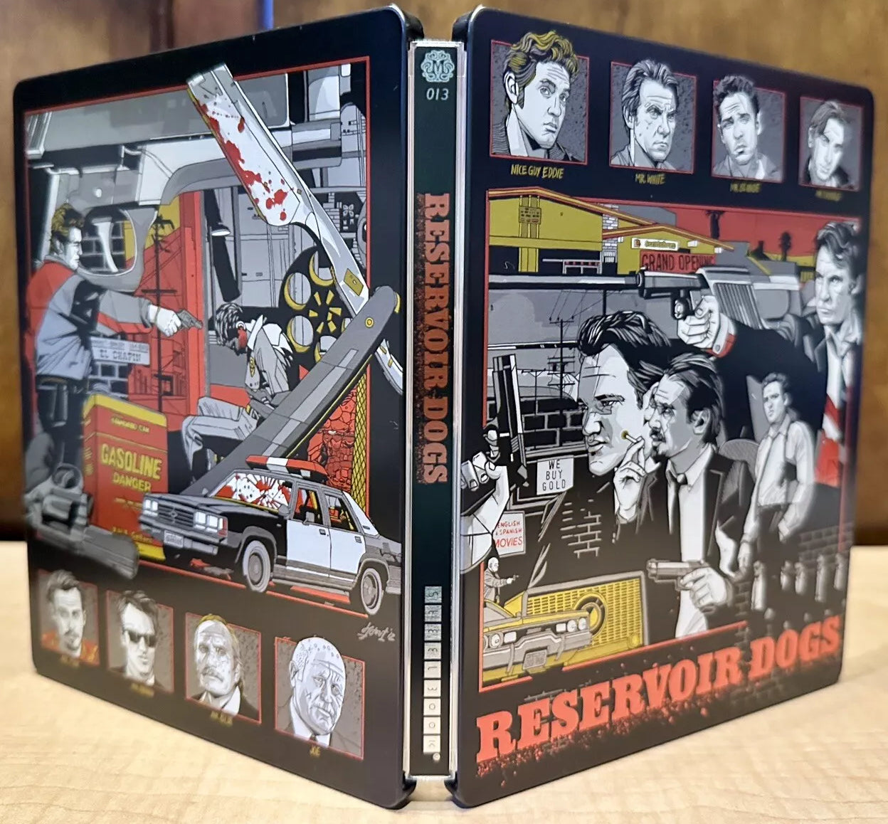 Reservoir Dogs SteelBook (Mondo Art #13)(Exclusive)