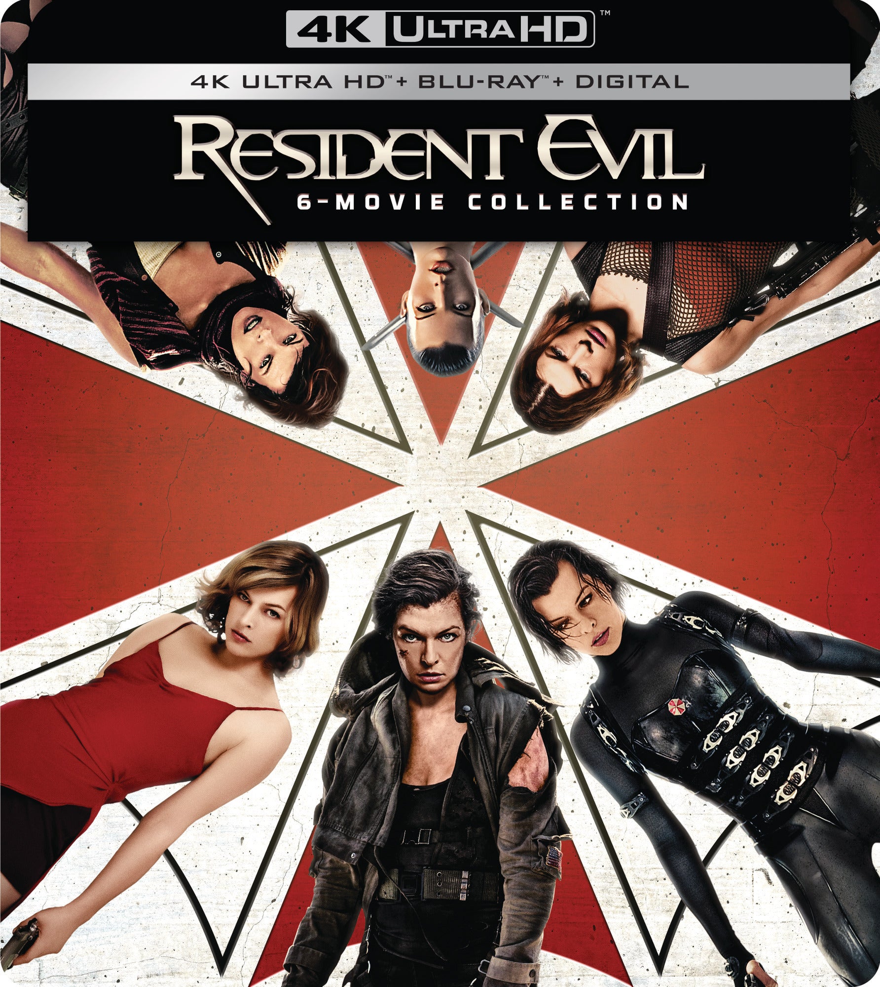 Resident Evil: The Complete 6-Movie Collection 4K SteelBook – Blurays ...