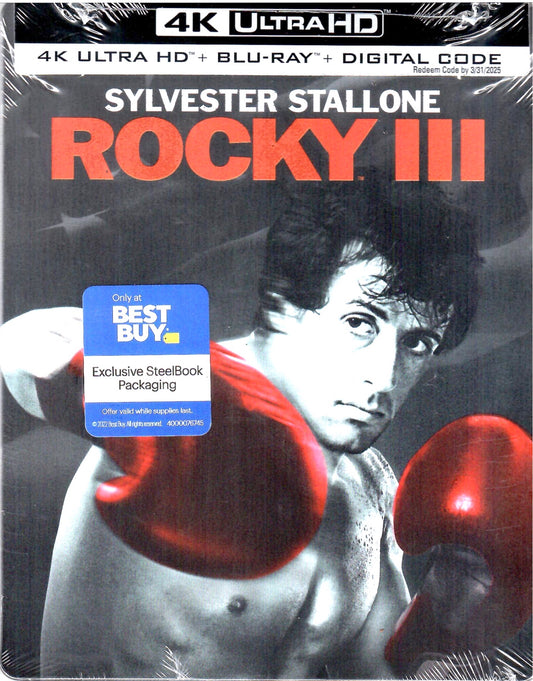 Rocky III 4K SteelBook (1982)(Exclusive)