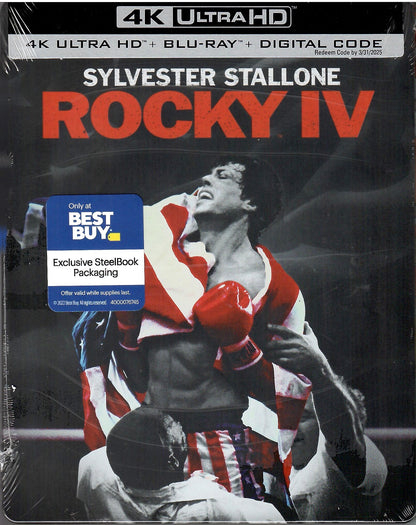 Rocky IV 4K SteelBook: Director's Cut (1985)(Exclusive)