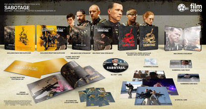 Sabotage 1-Click SteelBook (2014)(FAC#34)(Czech)