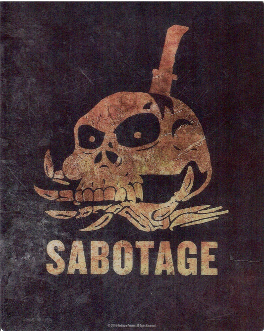 Sabotage Lenticular Magnet For SteelBook (FAC#34)(Czech)