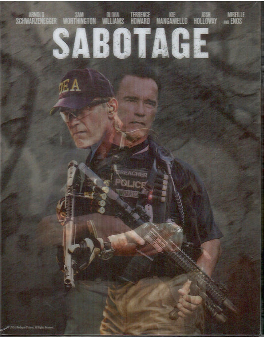 Sabotage Lenticular SteelBook (2014)(FAC#34)(Czech)