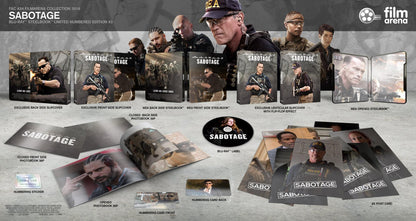 Sabotage 1-Click SteelBook (2014)(FAC#34)(Czech)