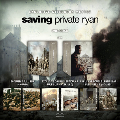 [Pre-Order] Saving Private Ryan 4K 1-Click SteelBook (ME#103)(Hong Kong)