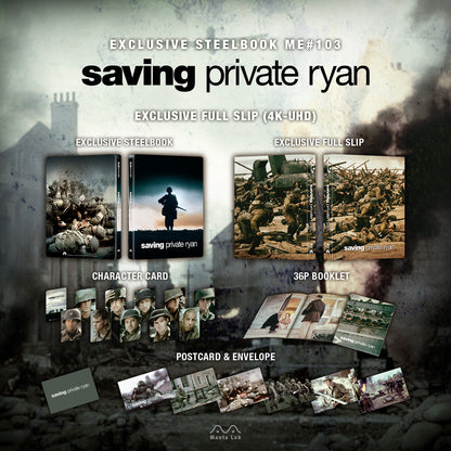 [Pre-Order] Saving Private Ryan 4K 1-Click SteelBook (ME#103)(Hong Kong)