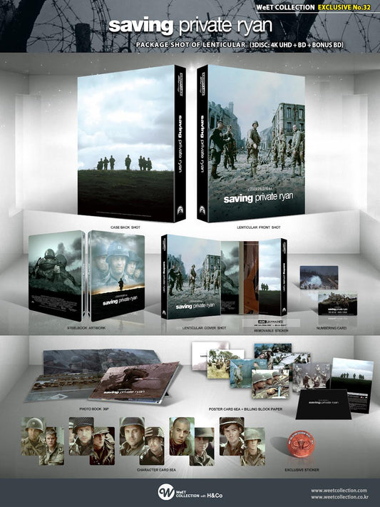[Pre-Order] Saving Private Ryan 4K Lenticular SteelBook (WCE#32)(Korea)