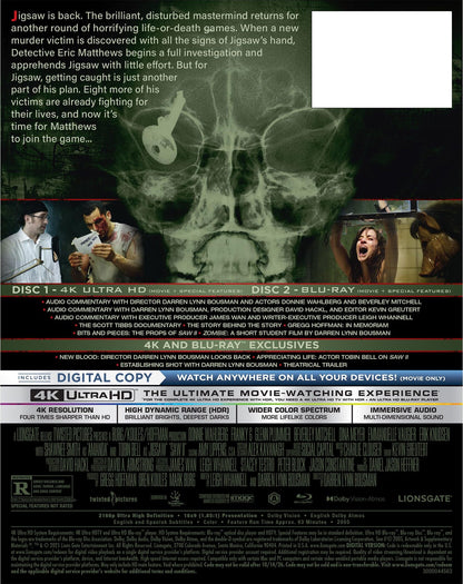 Saw II 4K SteelBook (2005)(Exclusive)