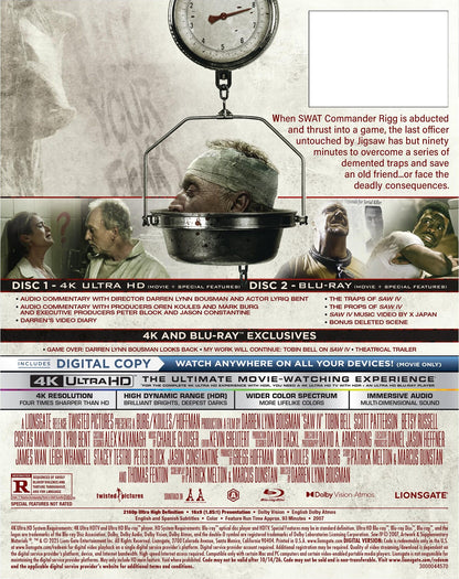 Saw IV 4K SteelBook (2007)(Exclusive)