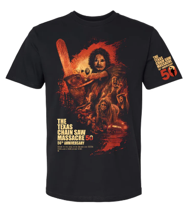 The Texas Chain Saw Massacre 50th Anniversary Artwork T-Shirt