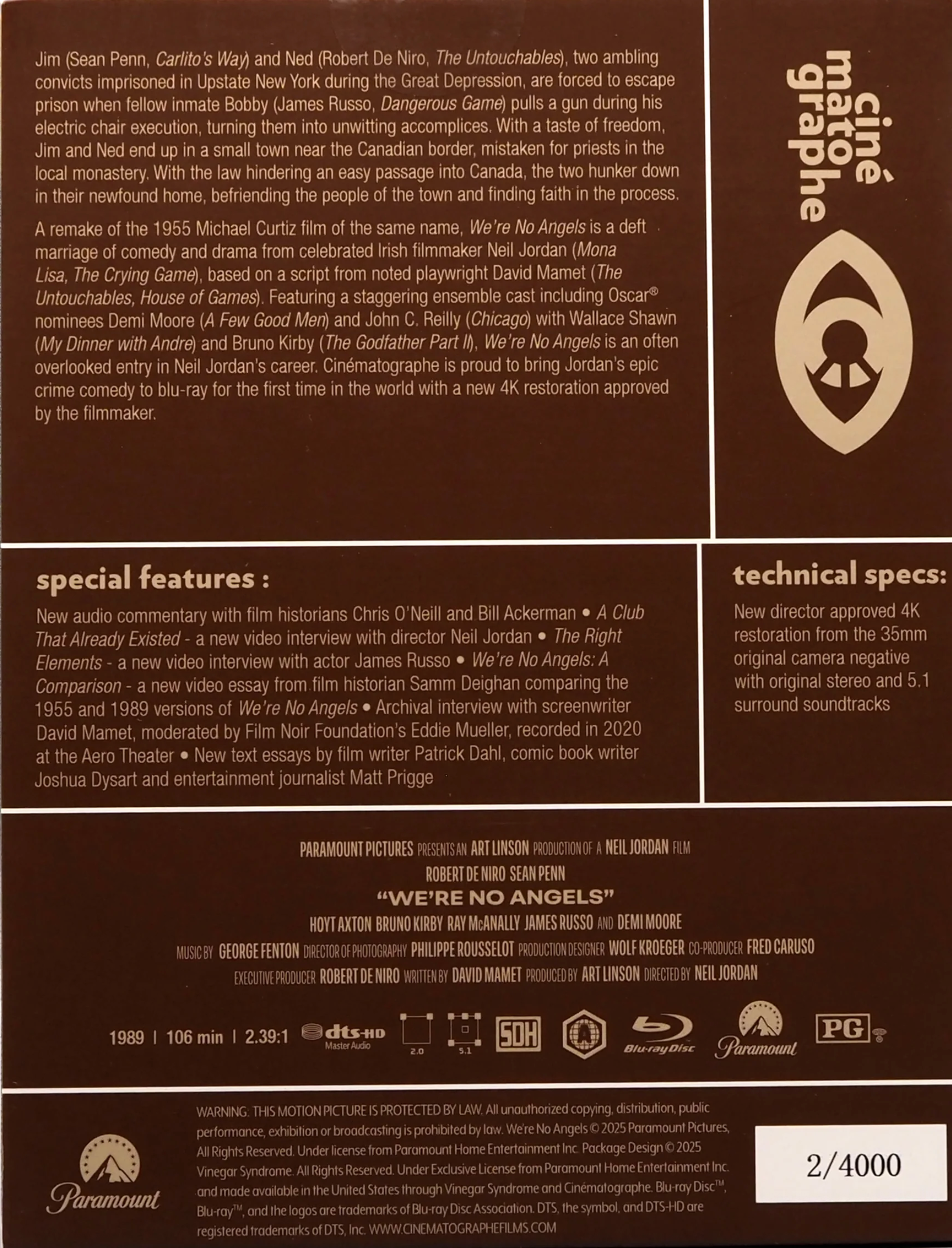 We're No Angels: Limited Edition DigiBook (CIN-020)(Exclusive)*