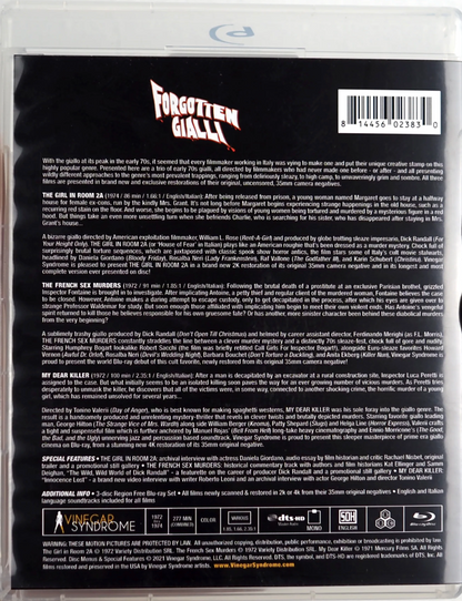 Forgotten Gialli: Volume 2 - Limited Edition (VS-339)(Exclusive)*