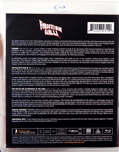 Forgotten Gialli: Volume 1 - Limited Edition (VS-314)(Exclusive)*